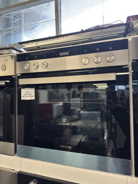 Set cuptor și plită Siemens EA64RGNA1E + HE113FBS2
