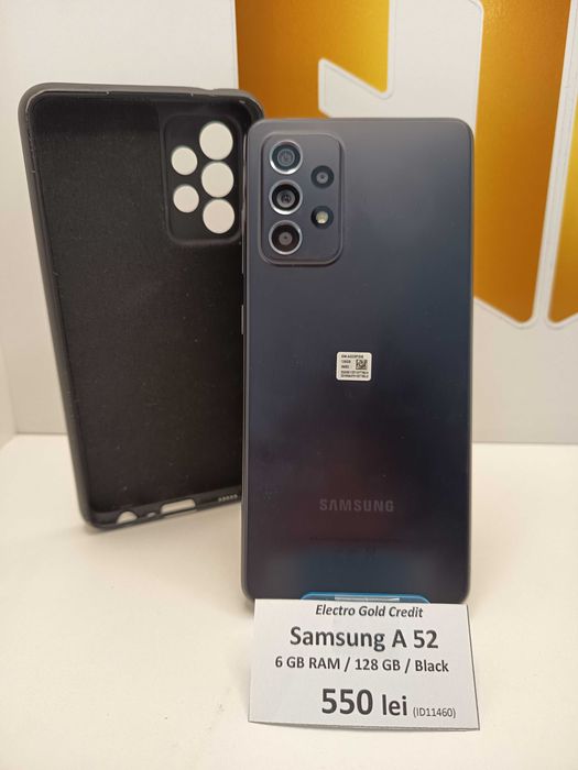 Samsung A52 6GB RAM/128GB/Awesome Black/Stare foarte buna! ID11460