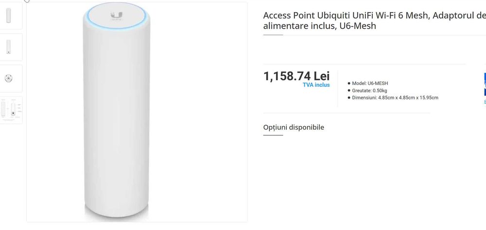 Access Point Ubiquiti UniFi Wi-Fi 6 Mesh