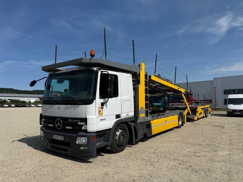 Camion transport auto Mercedes-Benz Actros 1841 2008 + Rolfo Pegasus 09/2008