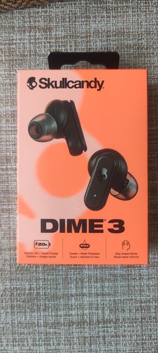 Casti Audio In-Ear, Skullcandy Dime 3 True Wireless, Bluetooth, Sigilat - Nou - Nedesfăcut