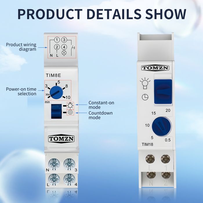 Стълбищен таймер 16A 230V