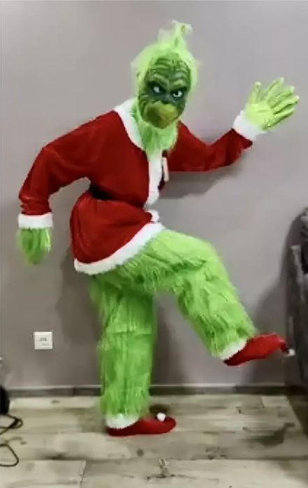 Костюм Гринча новый(мохнатый)
