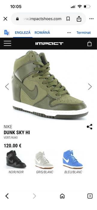 Nike dunk sky hi