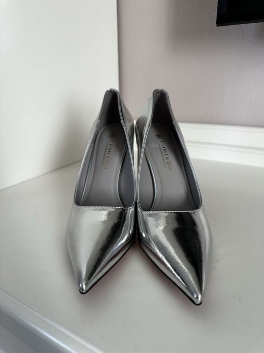 Туфли серебряные