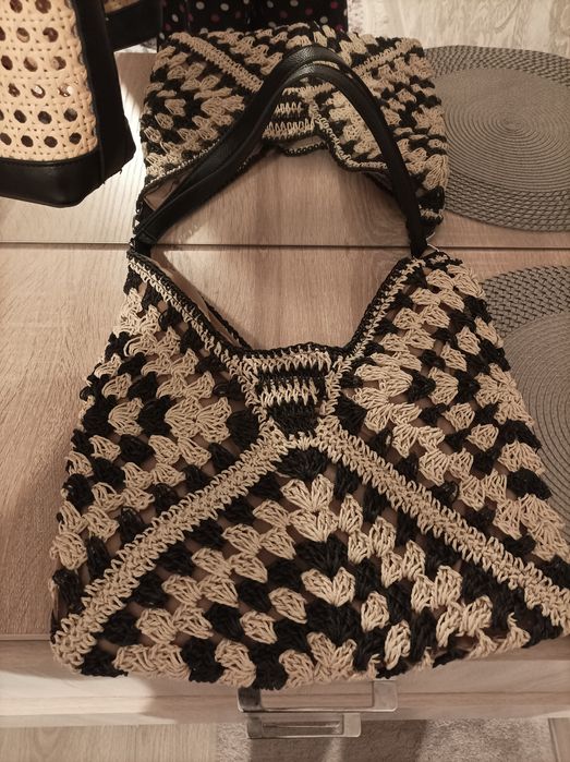 Плетёная сумка шоппер