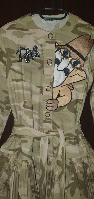 Рокля Джофра с дълъг ръкав