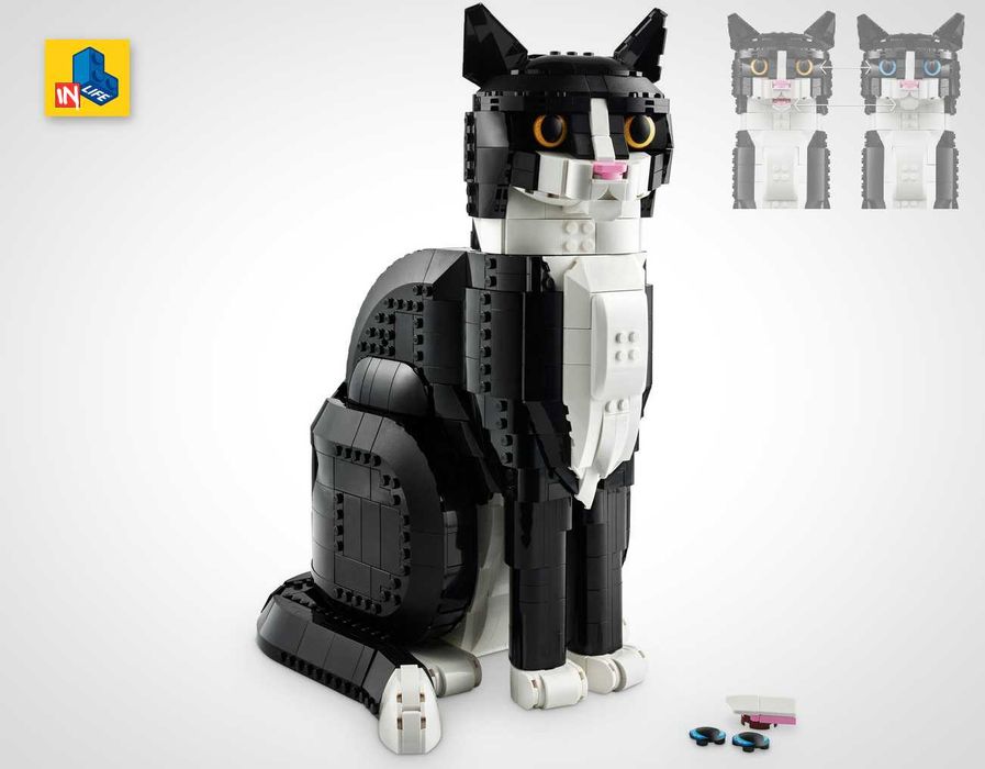 NOU Tip le go Tuxedo Cat Pisica  21349