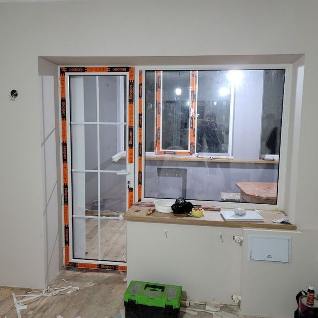 Установка акфа, ремонт акфа, дешевле рамы, установка и ремонт МДФ дв.