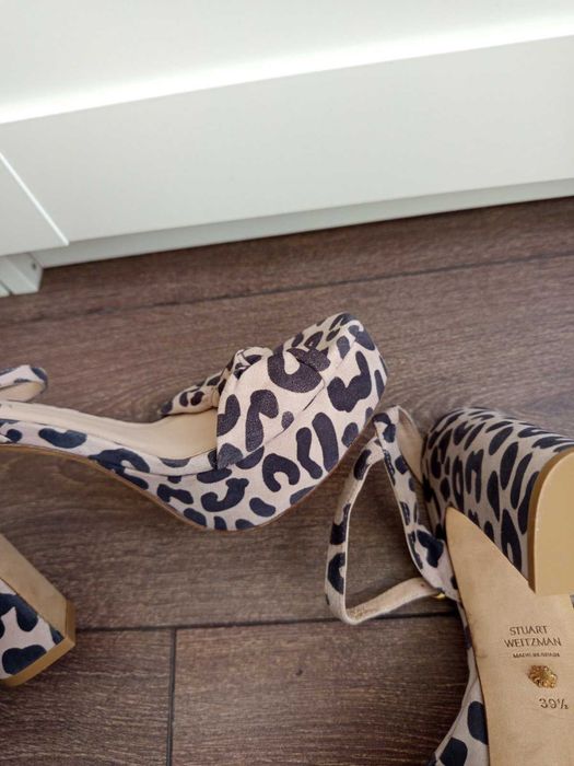Нови сандали Stuart Weitzman Mirri Leopard – 39½