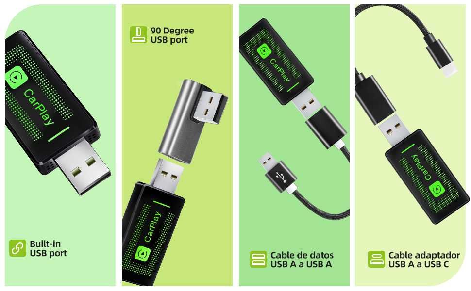 Безжичен Carplay адаптер за iPhone Lyssiefeel