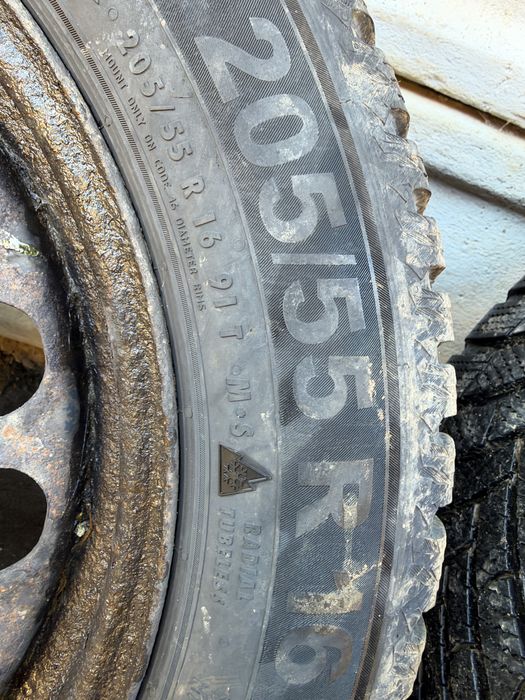 Cauciucuri cu jante 205/55R16 M+S