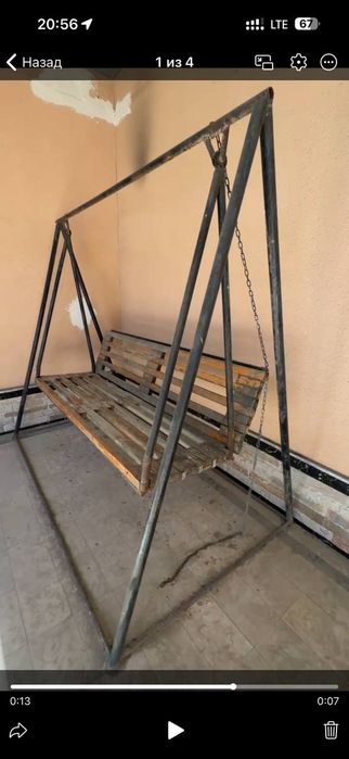 Качеля сотилади холати зур. Битта краска килсайиз янги булади.
