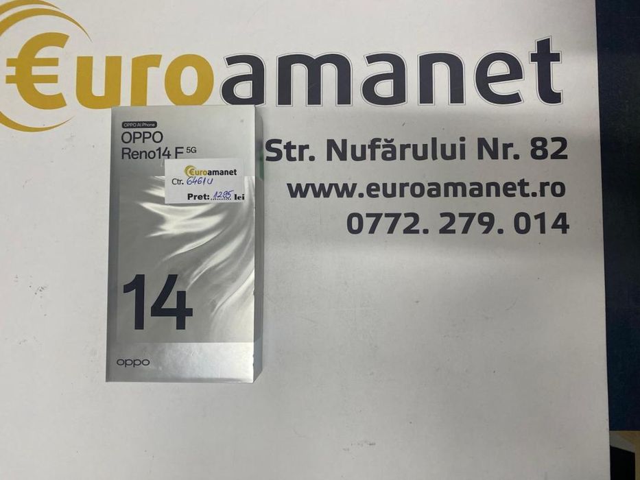 Telefon mobil OPPO Reno14 F, Dual SIM, 8GB RAM, 256GB -N2-
