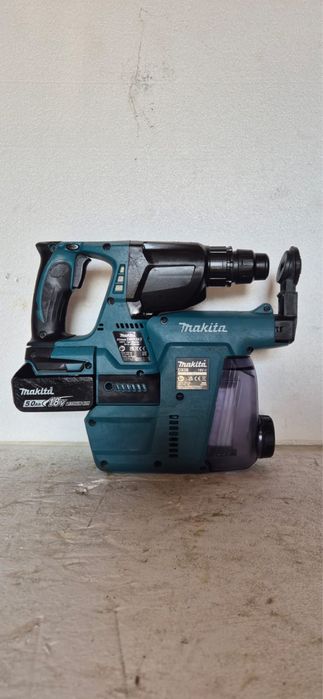 Rotopercutor cu aspirator Makita DHR242 Brushless 5Ah + DX06