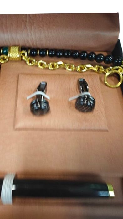 Елегантен мъжки комплект – Часовник с допълнителни аксесоари за стил