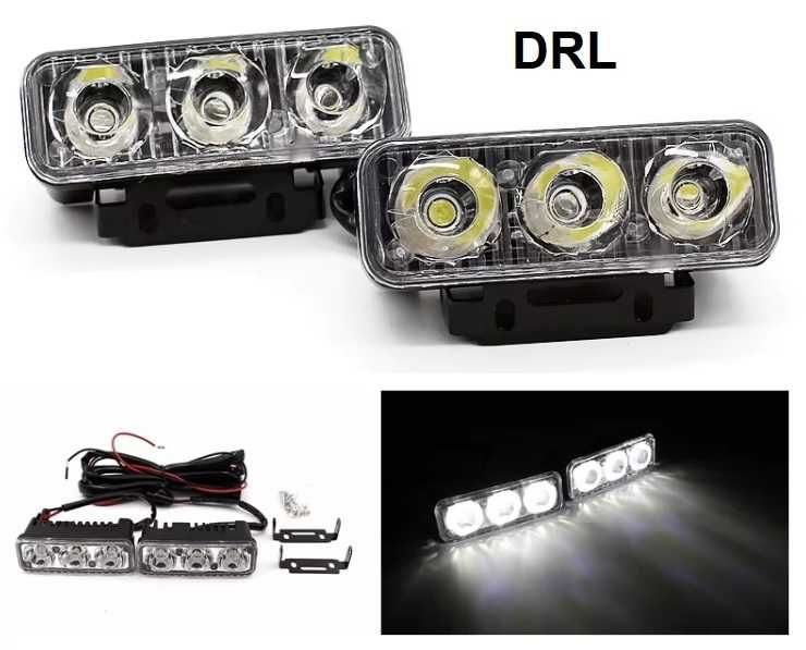 Халогени №3974 2 x 3 LED -DRL- Дневни Светлини 2бр