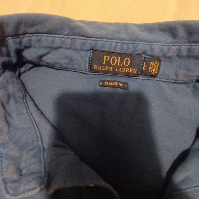 Tricou polo subțire de bumbac original L