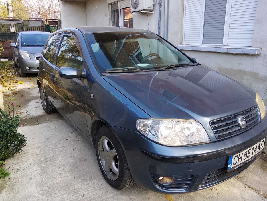 продавам фият пунто 2004 г газ бензин  1.2 80кс 16в