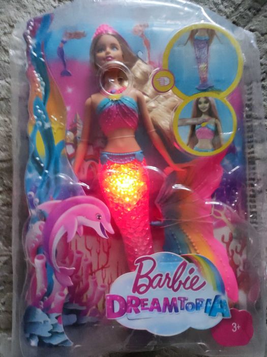 BARBIE Кукла русалка със светеща опашка