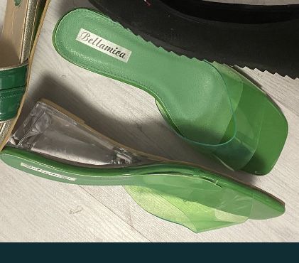 Papuci sanda, transparenti