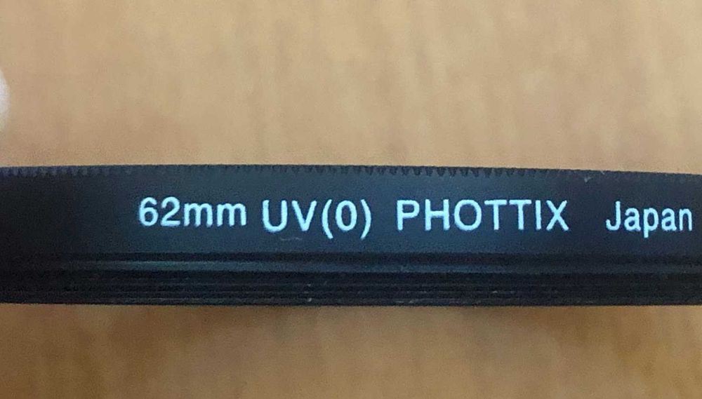 Filtru foto UV(0) PHOTTIX, 62 mm, Japan
