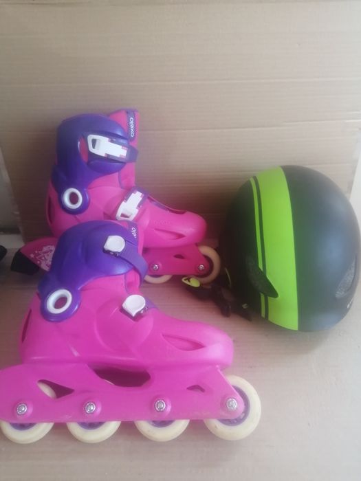 Ролкови ролери +предпазна каска