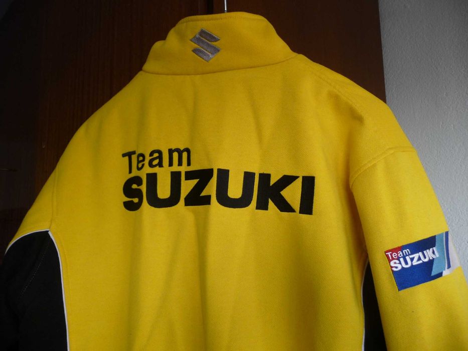 Superdry мъжко кожено яке moto Suzuki мото Супер драй Сузуки Спешно