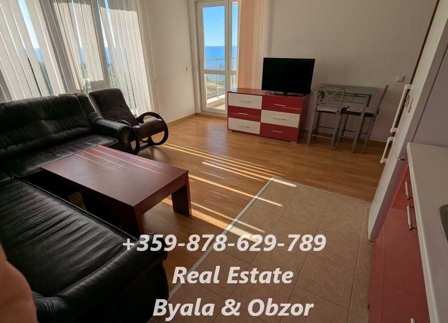 Двустаен апартамент в Бяла с морска гледка