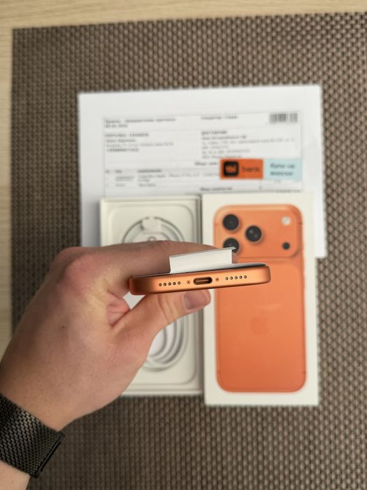 НОВ! *ЛИЗИНГ* iPhone 17 Pro 256Gb Cosmic Orange 24М ГАРАНЦИЯ