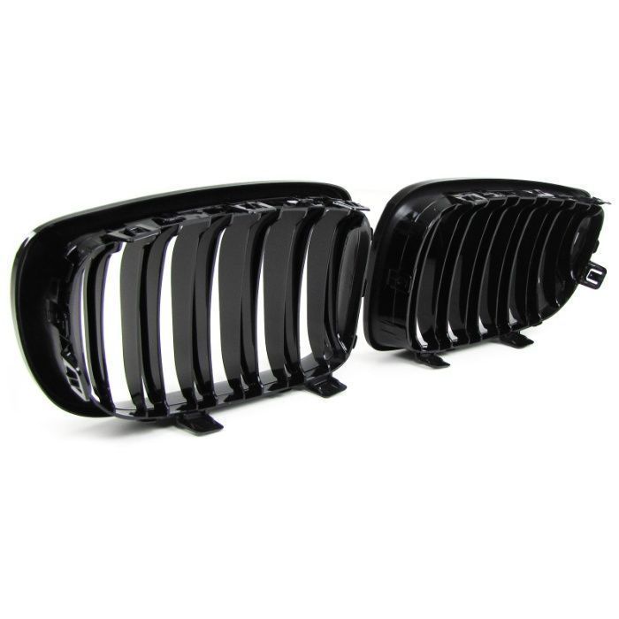 Grile negre pentru BMW seria 1 E81 E82 E87 E88 simple duble mate lucioase