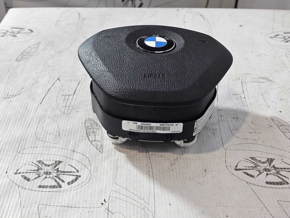 Airbag volan BMW Seria 3 F30 F31 / Seria 1 F20 F21 2012-2018 2012 2.0d 135kW Cod OEM: 6791332-07, 6791332, 32306791332 (5F3)