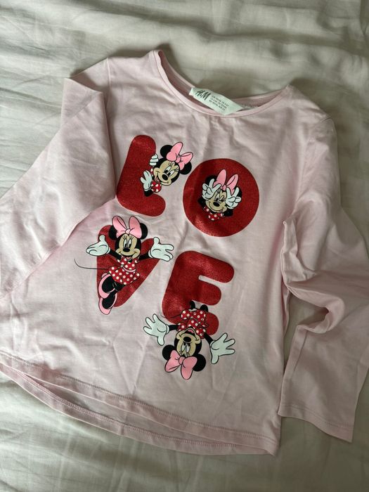 Bluza Minnie 4-6 ani noua
