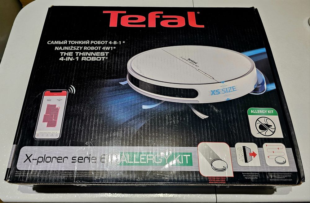 Робот пылесос TEFAL, серии 60, RG7447WH