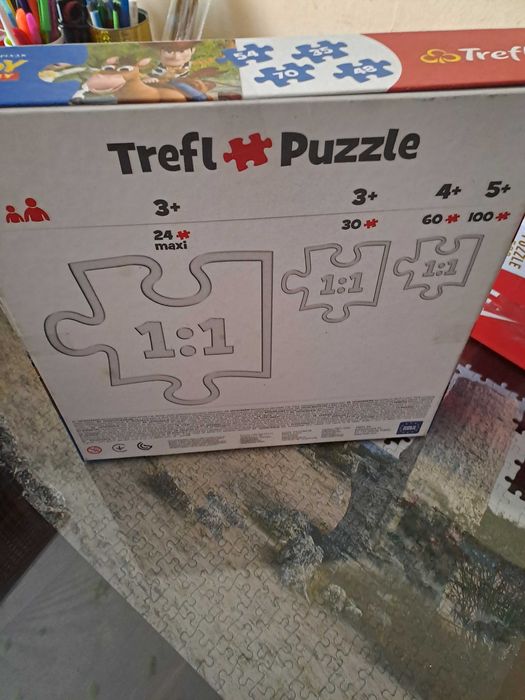 пъзел детски 4 пъзела в една кутия