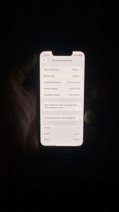 Iphone 13 mini holati zor