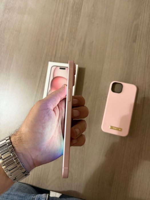 iPhone 15+ plus pink 128gb