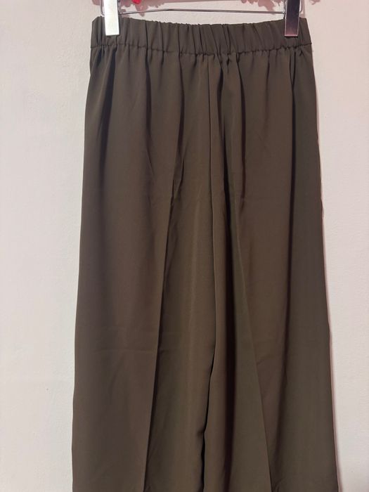 Pantaloni de birou, superbi, eleganți, largi, Petite M, kaki
