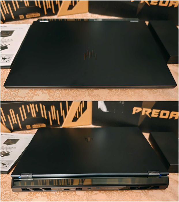 NVidia RTX 5080 16GB/Intel Core Ultra 9 275HX/32GB RAM/1TB NVME/18' Quad HD HDR 1000 250hz 100% DCI-P3/Acer Predator Helios 18 AI геймърски ЧИСТО НОВ