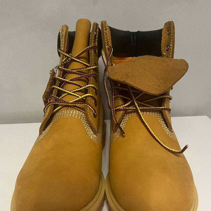 Ghete Timberland Mustar/Maro, Marime 44