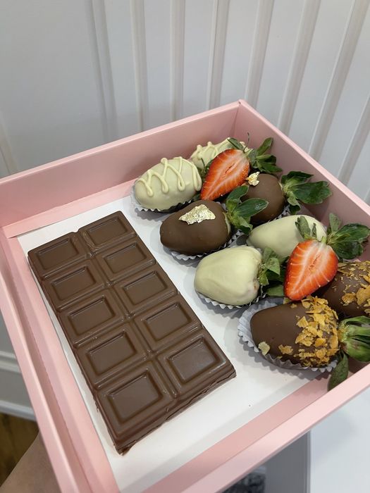 Клубника в шоколаде. Букет из клубники