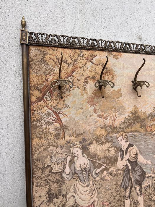 Cuier perete goblen si bronz