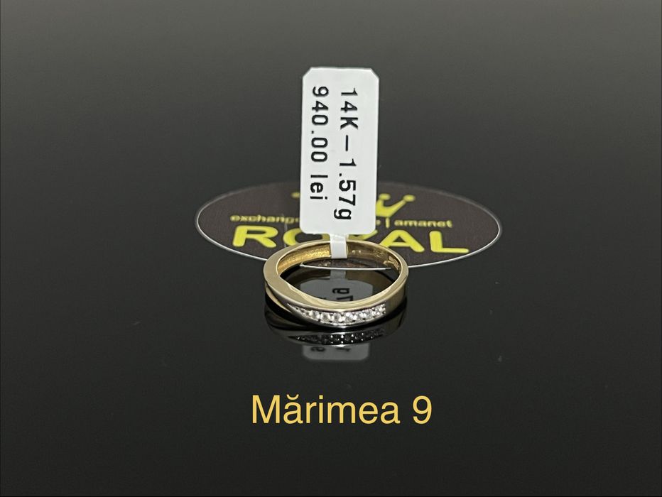 Bijuteria Royal CB : Inel dama aur nou 14k 1,57gr