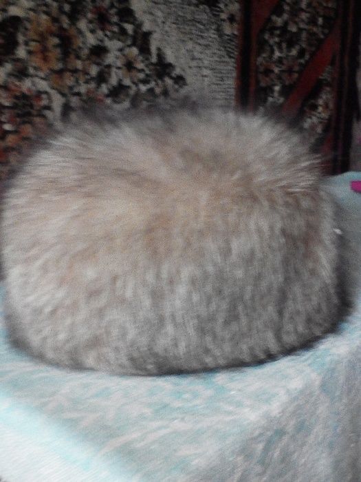 песцовая шапка женская