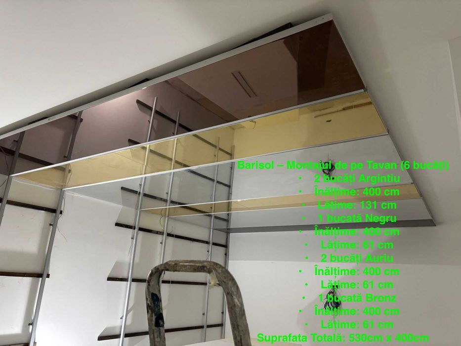 Tavan Perete Barisol Modular din Panouri Aluminium Second Hand