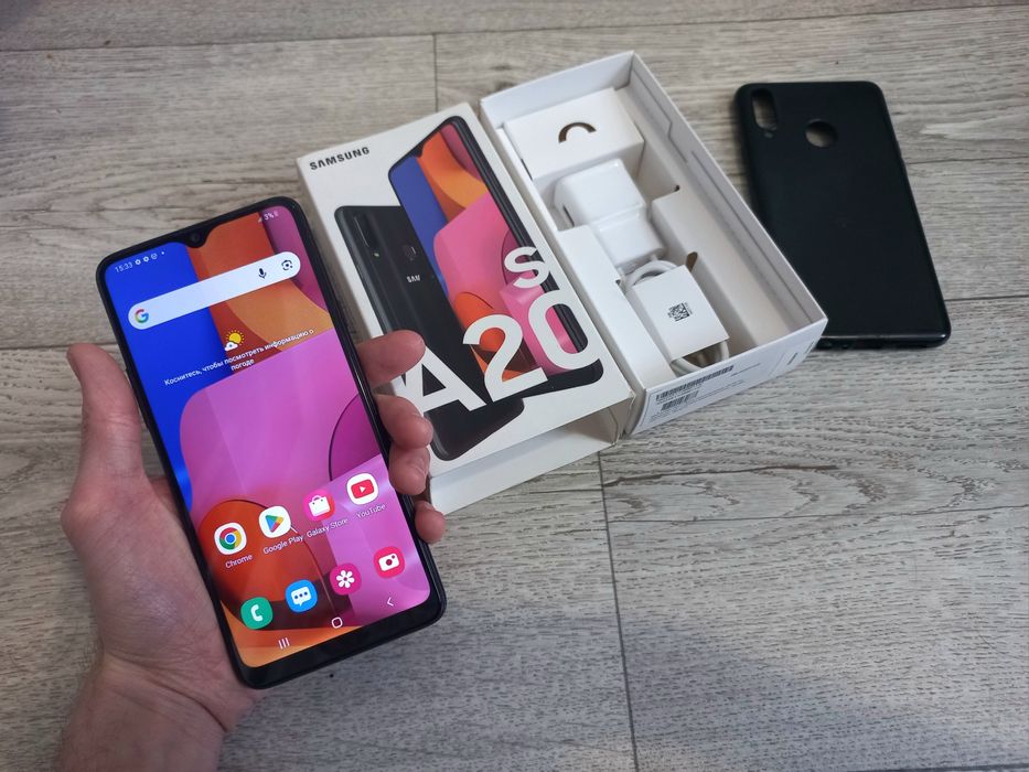 Продам телефон Samsung Galaxy A20S, полная комплектация!