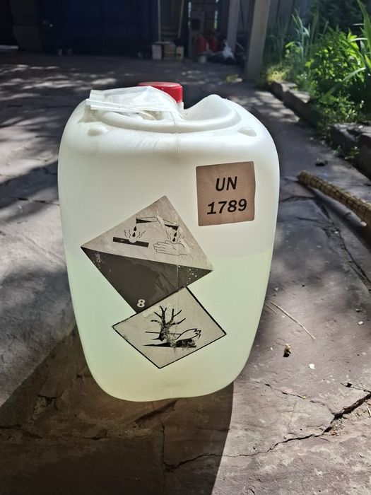 Соляная кислота 14-ти %.