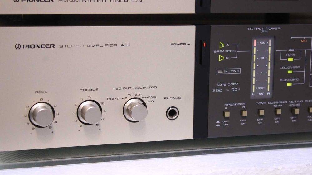 Statie+tuner Pioneer A-6(2x75W).