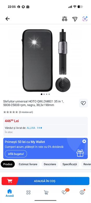 Șlefuitor universal Hoto 35 in 1