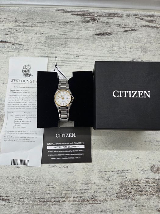 Citizen Дамски часовник, Eco-Drive Titanium EW2214-52A